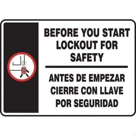 Accuform SPANISH BILINGUAL Safety Sign SBMLKT512VA SBMLKT512VA